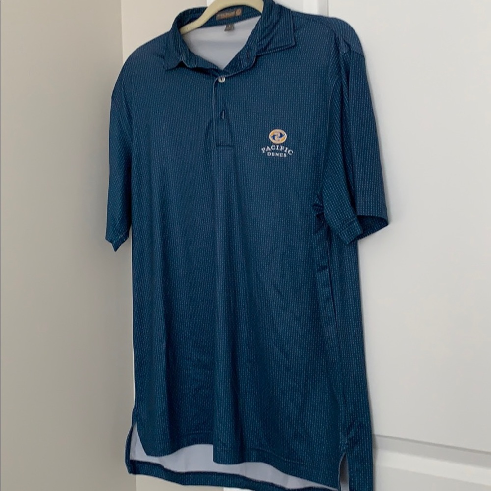 Peter Millar Small Pacific Dunes Gold Polo
